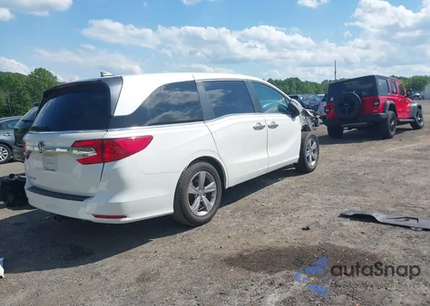 2019 Honda Odyssey Ex from USA, damaged, VIN 5FNRL6H55KB098240